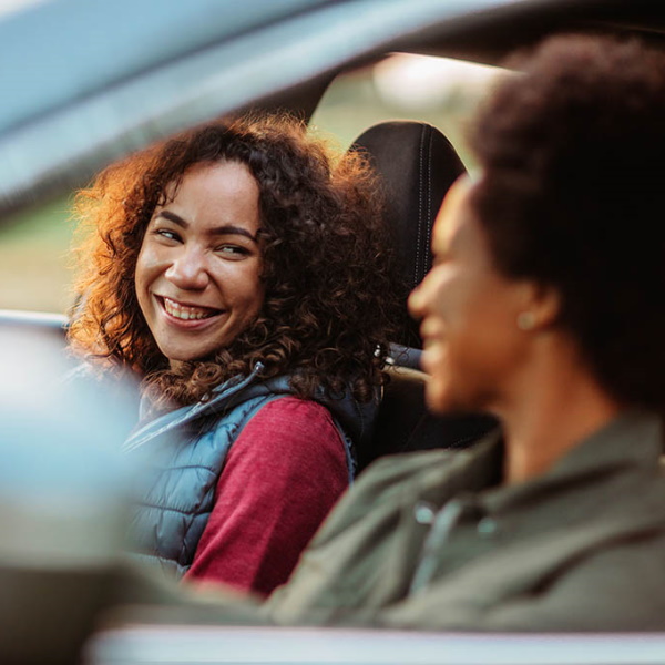 Women in car